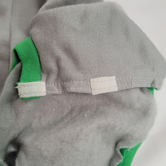 VTG Cabbage Patch Kids Coleco Gray Green Kitty Cat Sweats Shirt Set - Picture 6 of 6